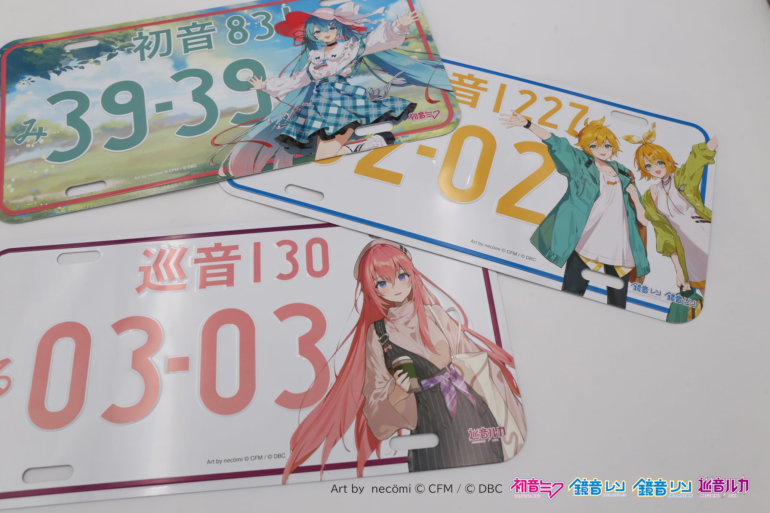 Amazon.co.jp: 初音ミク ナンバープレート（CANBUS2025ver.) アルミ